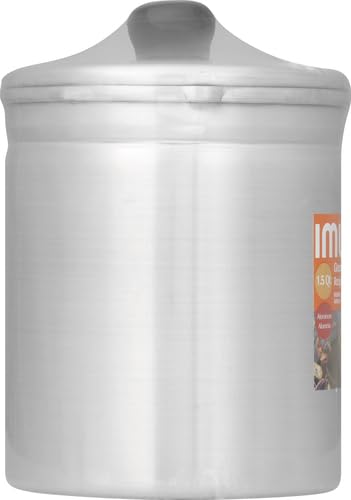 IMUSA USA 1.5 Quart Aluminum Grease Dispenser, Silver