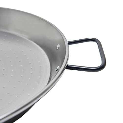 Pata Negra Double-Gauge Steel Paella Pan (22 inches/55 cm)