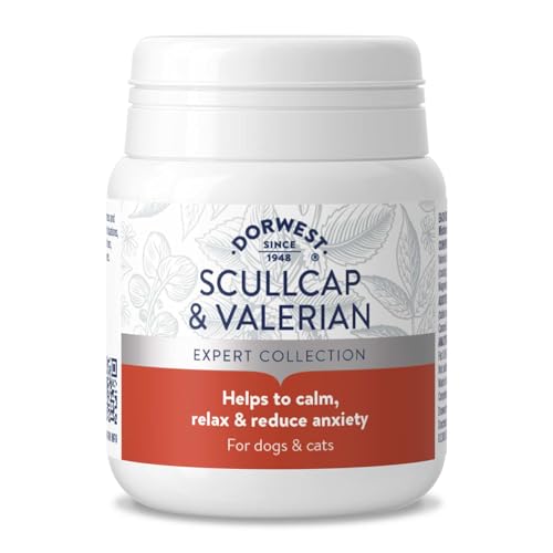 Dorwest Herbs Scullcap and Valerian Tablets for Dogs and Cats 100 Tablets