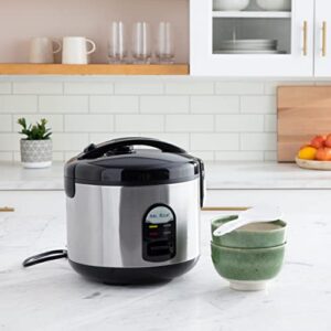 6 Cups Rice Cooker with Stainless Body