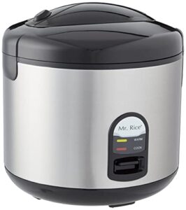 10 cups rice cooker with stainless body