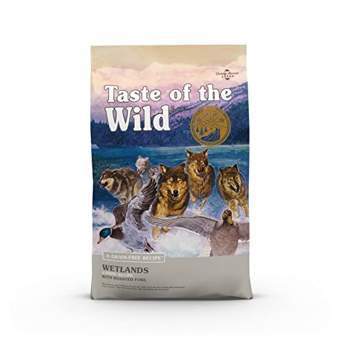 Taste of the Wild Grain Free High Protein Real Meat Recipe Wetlands Premium Dry Dog Food