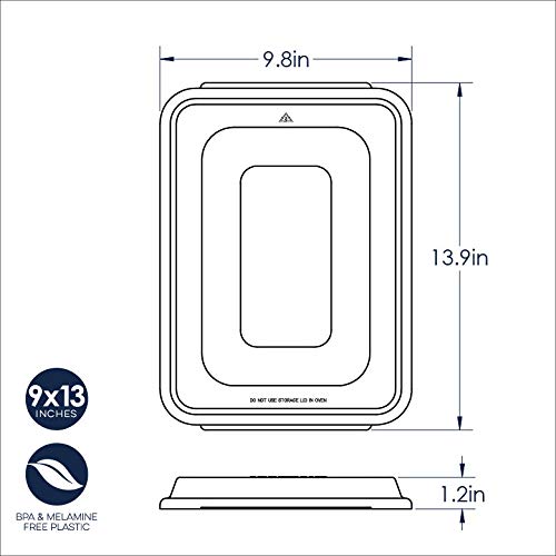 Nordic Ware 9 by 13 Inch Plastic Storage Lid, Translucent