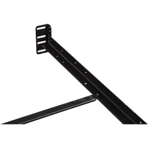 Hollywood Bed Frames Bolt on Bed Rail with Center Support/Crossarms/2 Legs/Adjustable Glides, 82-Inch, Queen/Eastern King