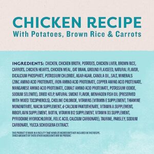 Natural Balance Original Ultra Adult Wet Dog Food, Chicken Formula with Brown Rice, Carrots & Potatoes, 13 Ounce Can (Pack of 12)