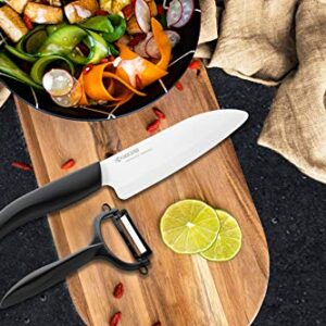 Kyocera Revolution Mini Santoku, 4-inch: White 5.5"