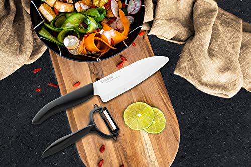 Kyocera Revolution Mini Santoku, 4-inch: White 5.5"