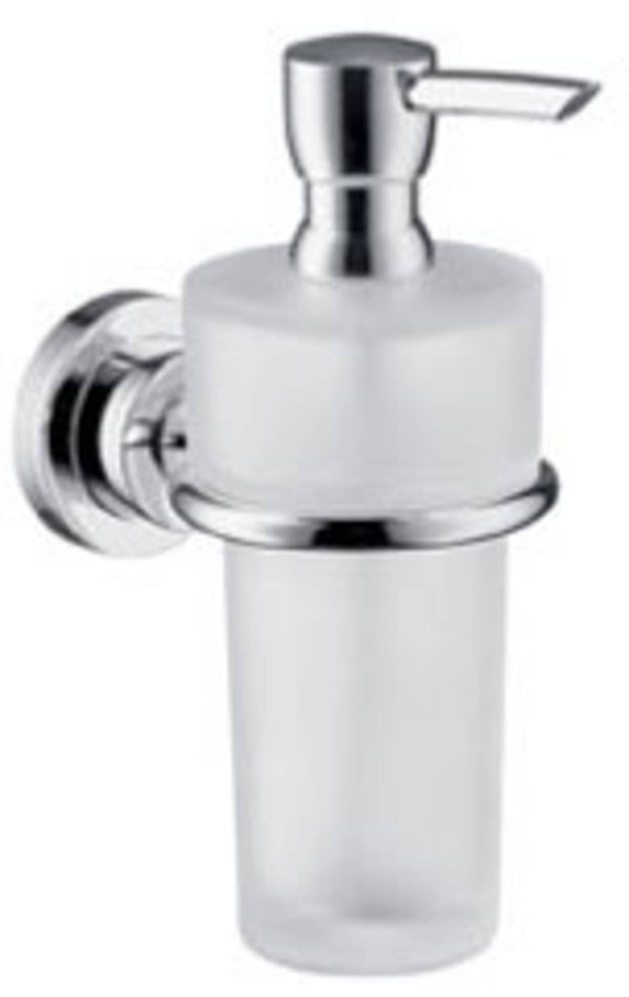 AXOR Bath and Kitchen Sink Soap Dispenser Luxury 8-inch, Modern Soap Dispenser in Chrome, 41719000