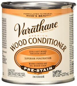 rust-oleum 211776 premium wood conditioner, 1/2-pint, clear