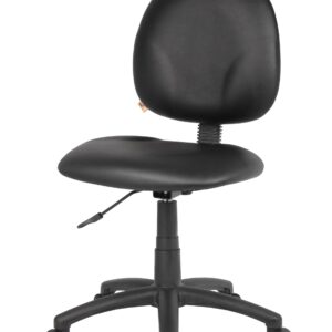 Boss Office Products Dimond Task Chair without Arms in Black