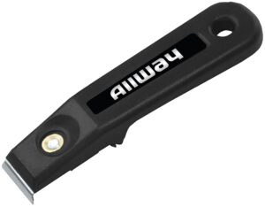 allway f1 2-edge small job scraper for wood and painting applications, 1-1/8"