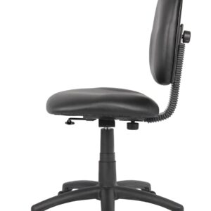 Boss Office Products Dimond Task Chair without Arms in Black