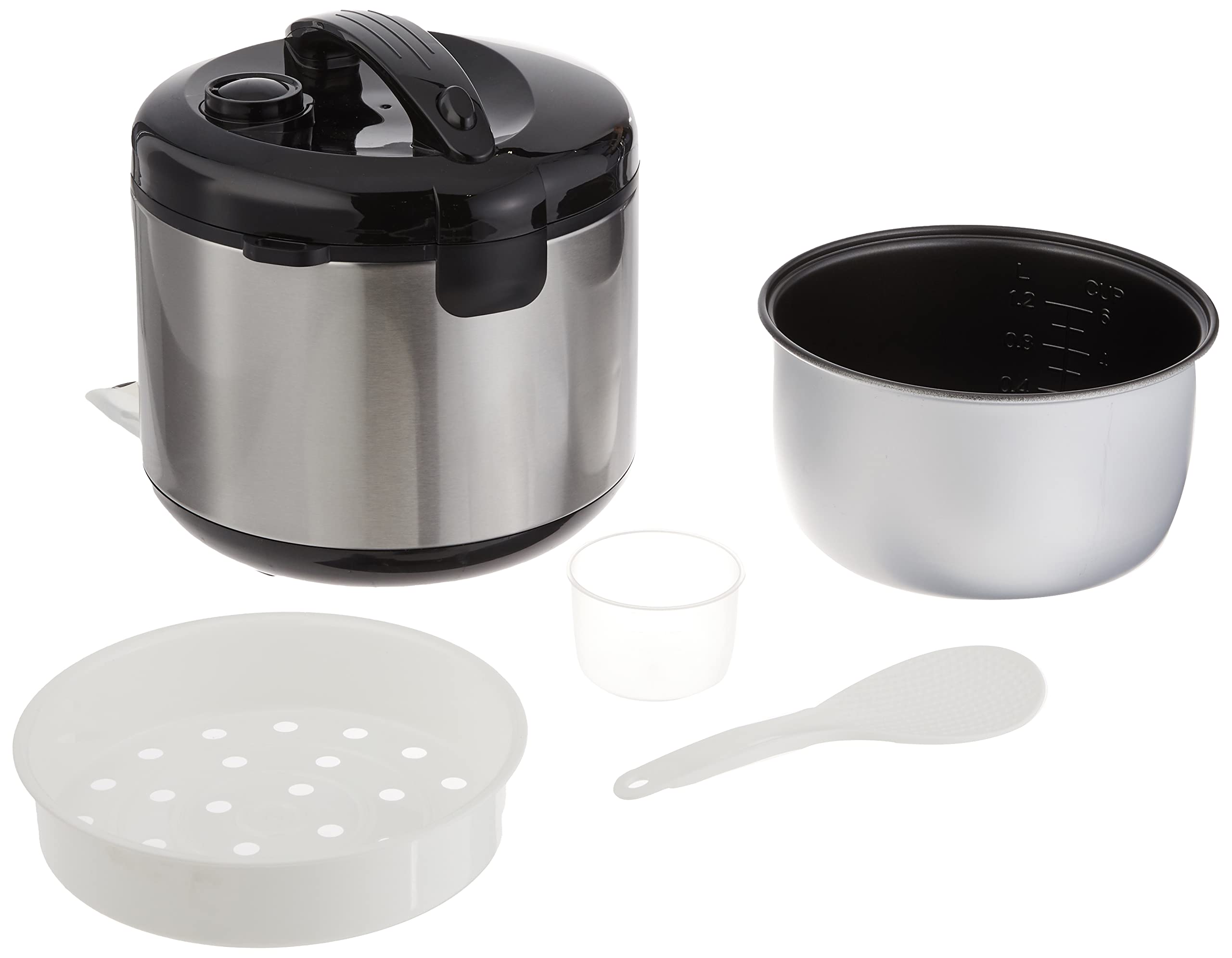 6 Cups Rice Cooker with Stainless Body