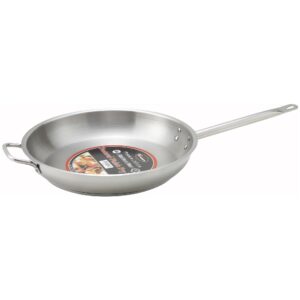 Winware SSFP-12 FryPanSS, 12 Inch, Stainless Steel