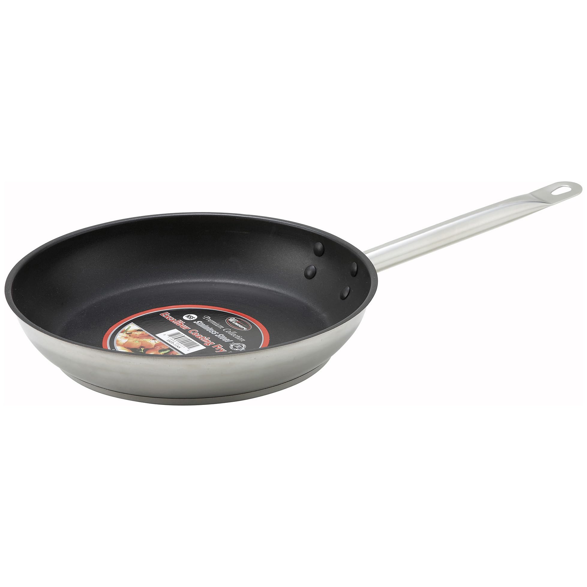 Winware SSFP-11NS FryPanSS, 11 Inch, Stainless Steel