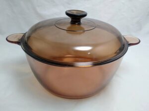 corning vision visions 4.5l (5 quart) covered saucepan/dutch oven