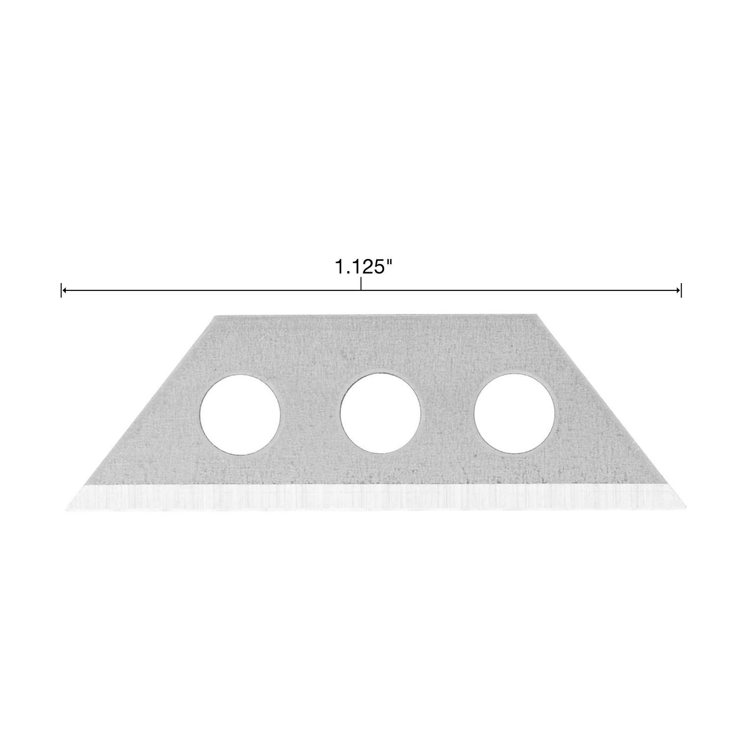 Sheffield 12851 Mini Utility Blades, 5 Piece | Fits Sheffield 12116 and 121126 Mini Utility Knifes | 1-1/8” x 3/8” Blades | Do-Everything Blade for a Do-Everything Knife