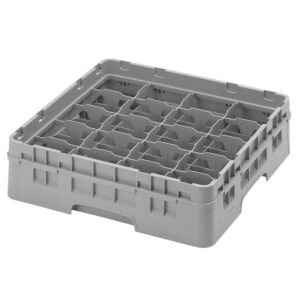 cambro 16c414151 camrack soft gray full size 16-compt cup rack