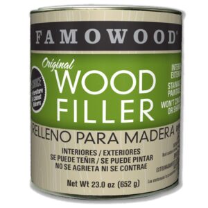 famowood 36021124 original wood filler - pint, maple 23 oz