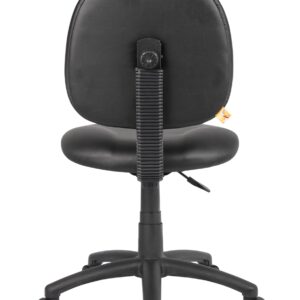 Boss Office Products Dimond Task Chair without Arms in Black