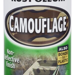 Rust-Oleum 1918830 Specialty Camouflage Spray Paint, 12 oz, Earth Brown