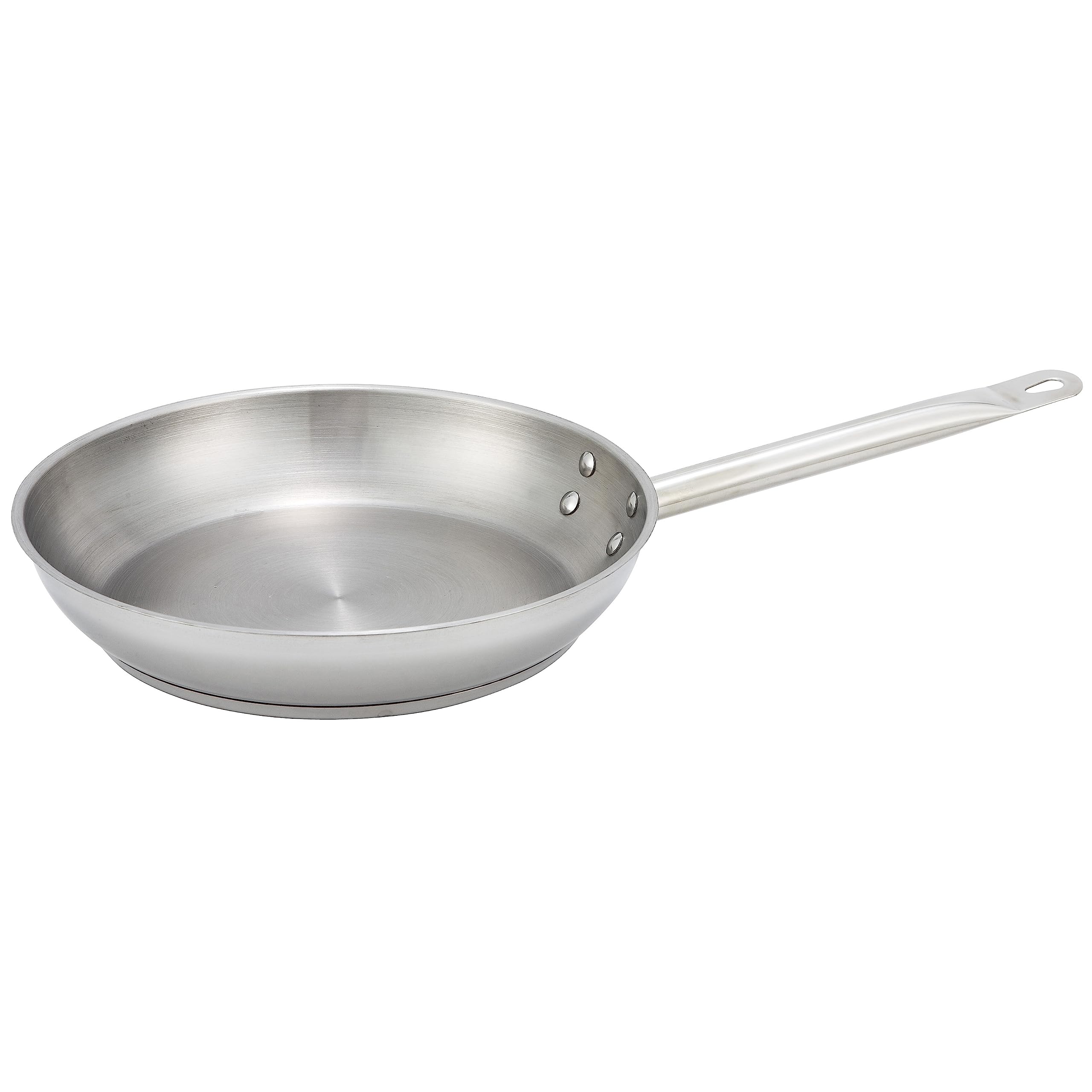 Winware SSFP-8 FryPanSS, 8 Inch, Stainless Steel