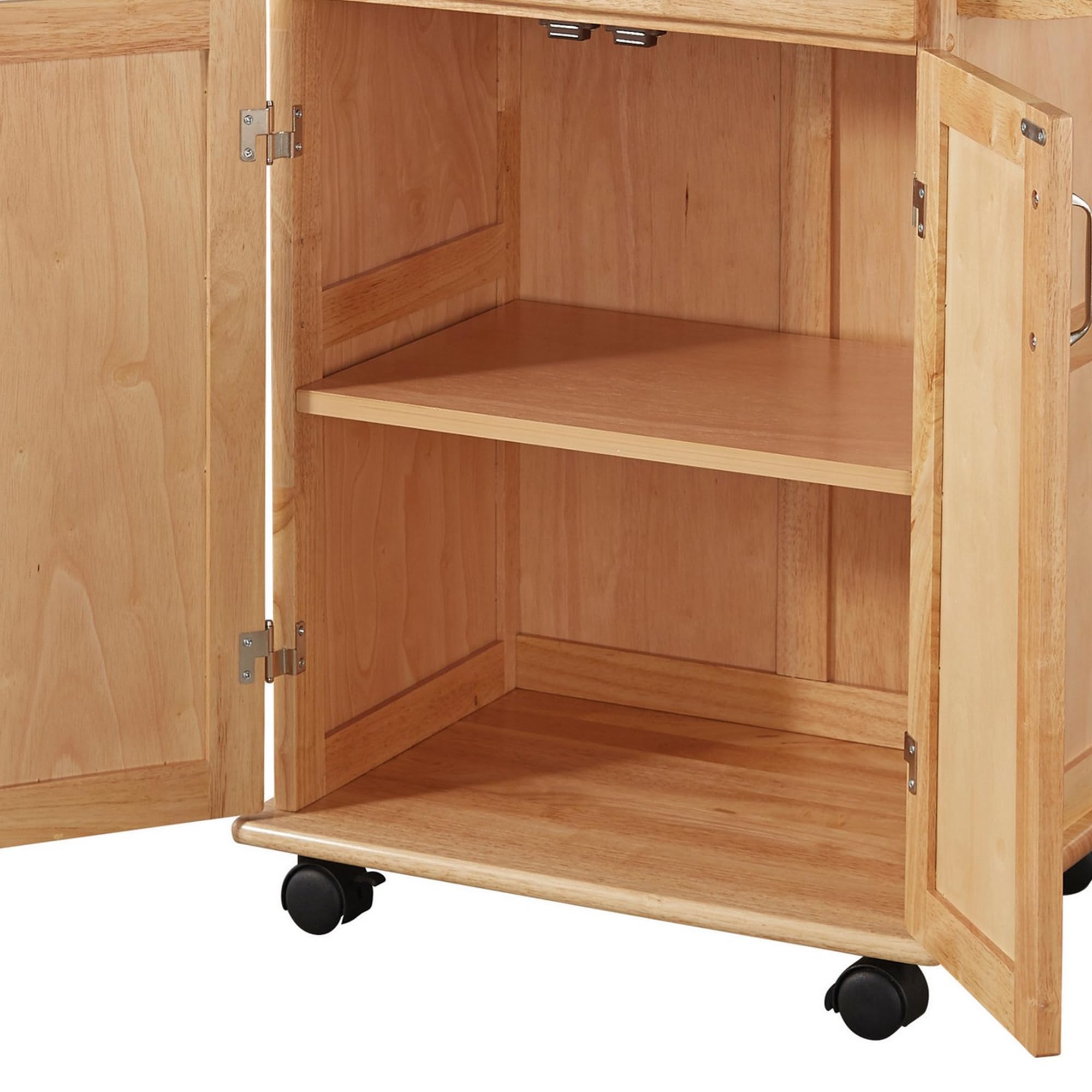 Homestyles General Line Mobile Kitchen Cart, FURNITURE, Natural