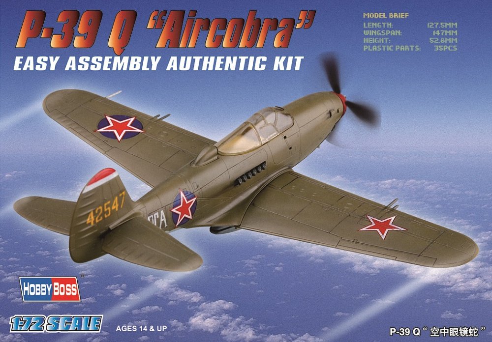 Hobby Boss P-39Q Airacobra Airplane Model Building Kit