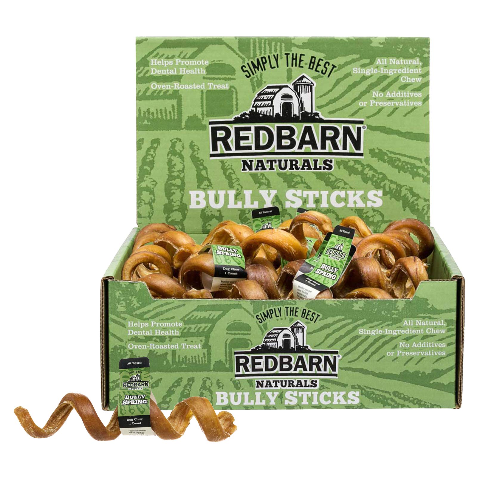 Redbarn Pet Products Bully Springs for Dogs (Pack of 25)