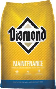 diamond premium adult dry dog food maintenance formula is a complete and balanced diet protein, probiotics, and healthy fats that provide high nutritional value in adult dogs 20lb