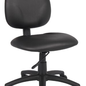 Boss Office Products Dimond Task Chair without Arms in Black