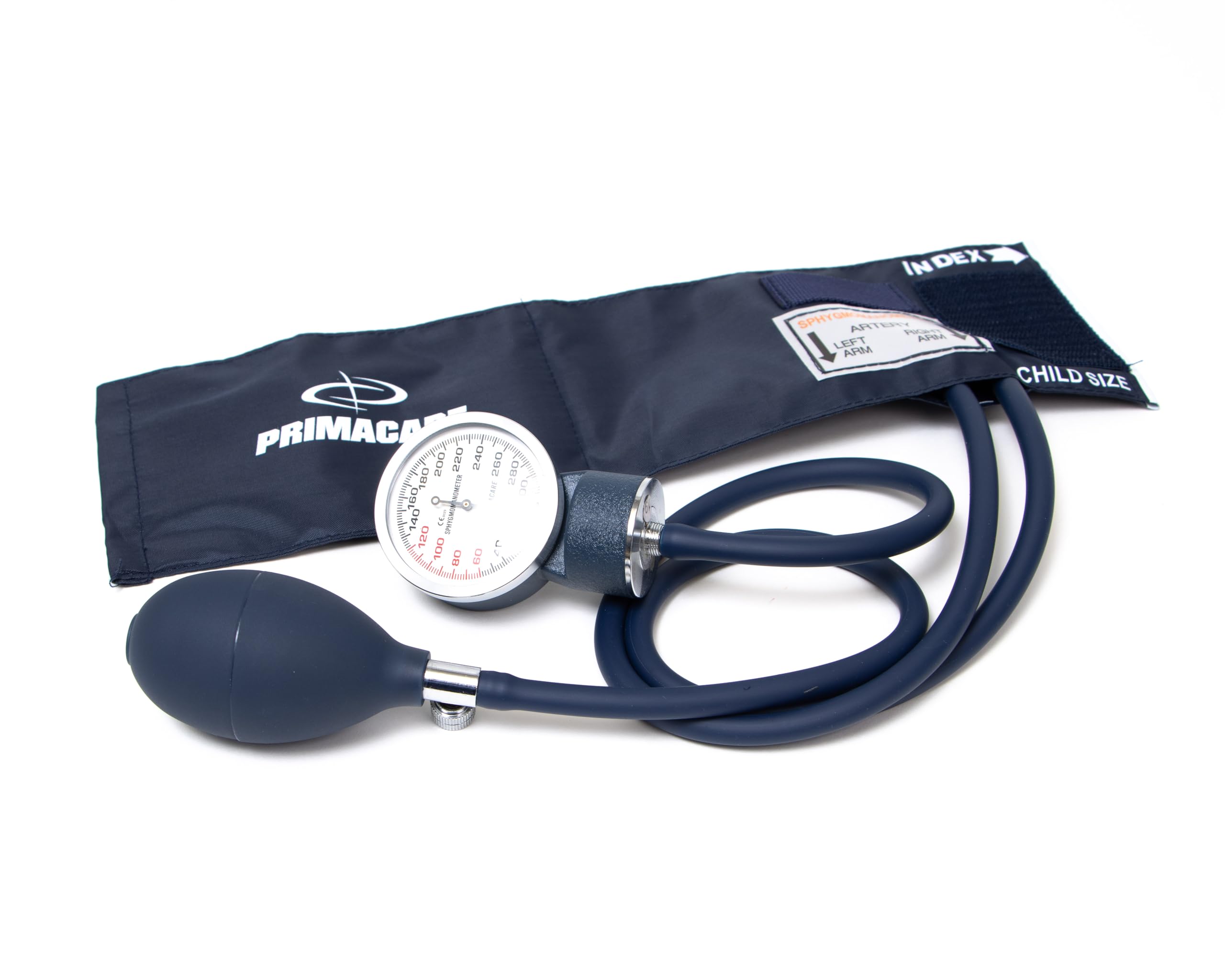 Primacare DS-9194 Classic Series Pediatric Blood Pressure Kit, Long Lasting Latex Inflation System with Stethoscope and Leatherette Case