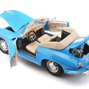 Bburago 1:18 Scale 1961 Porsche 356B Cabriolet Diecast Vehicle (Colors May Vary)