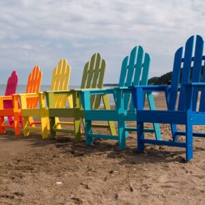 POLYWOOD Long Island Dining Chair in Sand