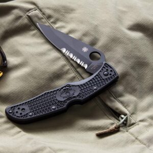 Spyderco Endura 4 Signature Knife with 3.80" VG-10 Steel Blade with Emerson Opener and FRN Handle - PlainEdge - C10PGYW