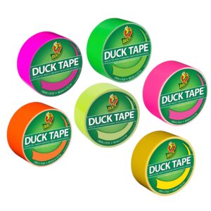 Duck Brand Color Duct Tape: 1.88 in. x 15 yds. (Atomic Yellow)