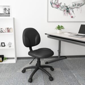 Boss Office Products Dimond Task Chair without Arms in Black