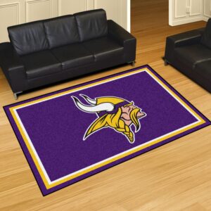 NFL - Minnesota Vikings 5ft. x 8 ft. Plush Area Rug