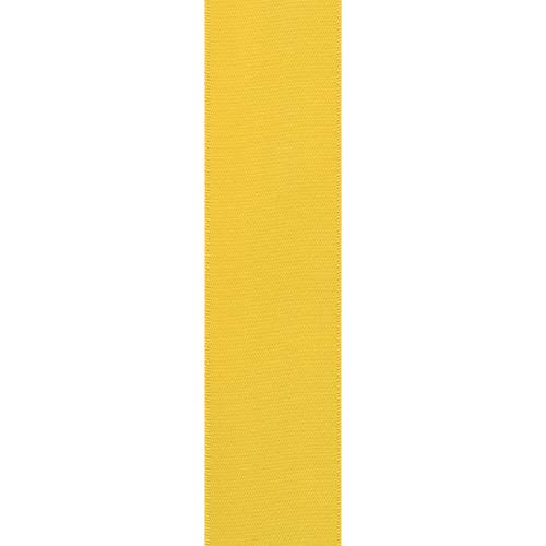 Berwick Offray 069684 1.5" Wide Single Face Satin Ribbon for Decoration and Crafts, 4-Yard Spool, Lemon Yellow