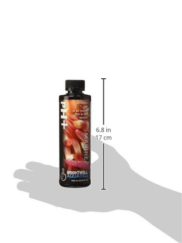 Brightwell Aquatics pH+ - pH Increaser for All Marine and Freshwater Aquariums, 250-ml (PHP250)