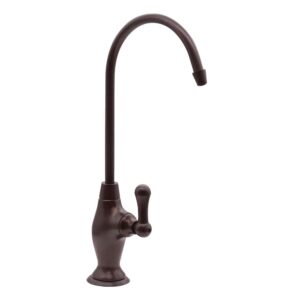 Westbrass D2033-NL-12 10" Classic 1-Lever Handle Cold Water Dispenser Faucet, 1-Pack, Oil Rubbed Bronze