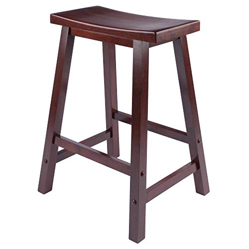 Winsome Satori Counter Stool, 24", Walnut