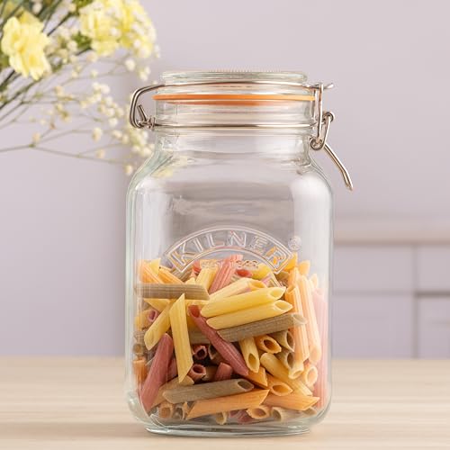 Kilner Square Swing Top Glass Jar | 2L