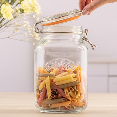 Kilner Square Swing Top Glass Jar | 2L