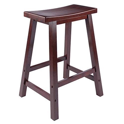 Winsome Satori Counter Stool, 24", Walnut