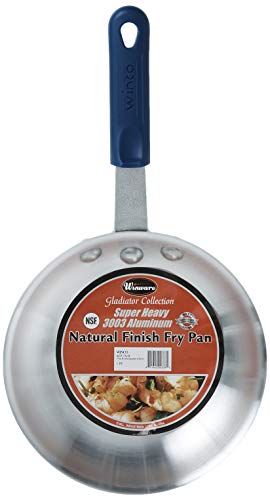 Winware 7 Inch Aluminum Fry Pan with Silicone Sleeve