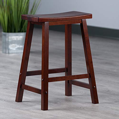 Winsome Satori Counter Stool, 24", Walnut