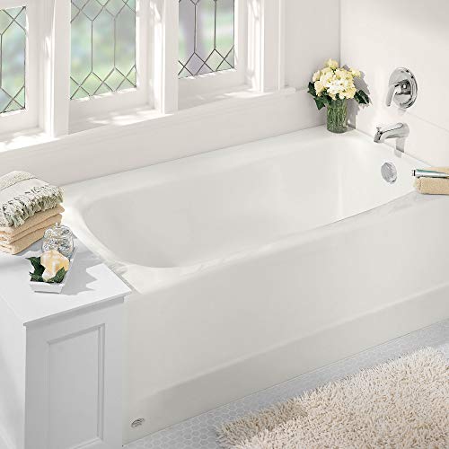 American Standard 2461002TC.020 Cambridge Integral Apron Bathtub with Tub Cover, White