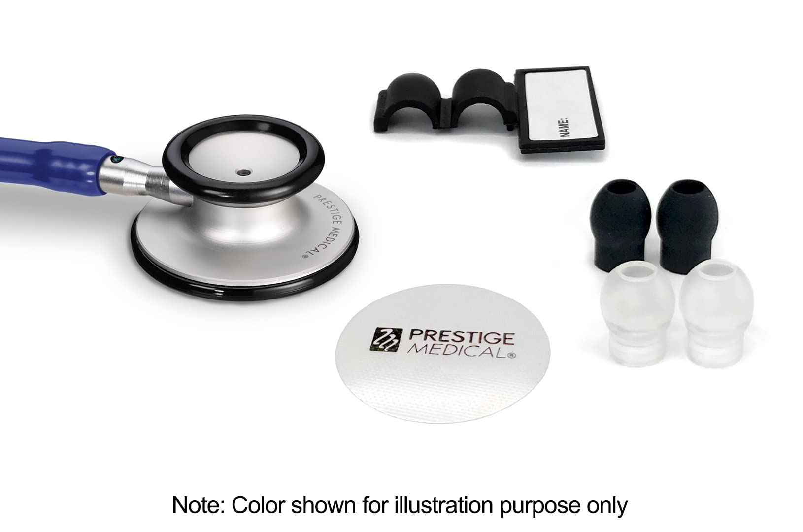 Prestige Medical Clinical Lite Stethoscope, Stealth, 31 Inch (Pack of 1)