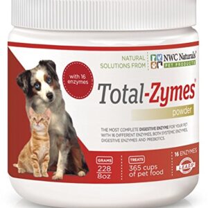 NWC Naturals - Total-Zymes- Digestive Enzymes for Dogs and Cats - Treats 365 Cups of Pet Food